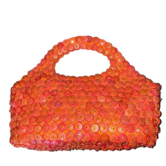 POMME d'orenge orange mini shell bag - Picture 2 of 15